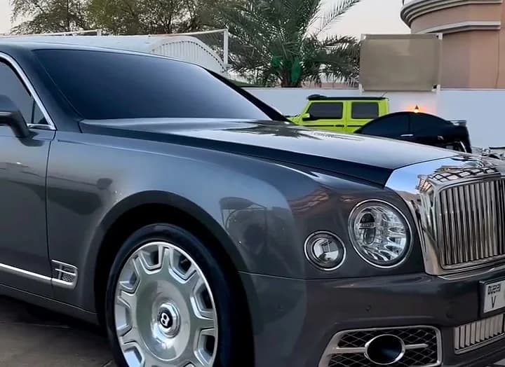 Bentley Mulsanne after window tint at the owner's home