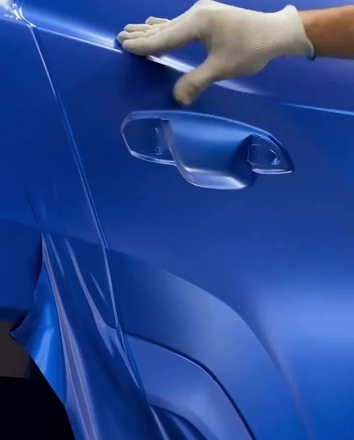06 Blue Matte Chrome Colour Change — Color PPF at ASV Phantom Dubai